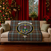 Fergusson Weathered Tartan Crest Quilt